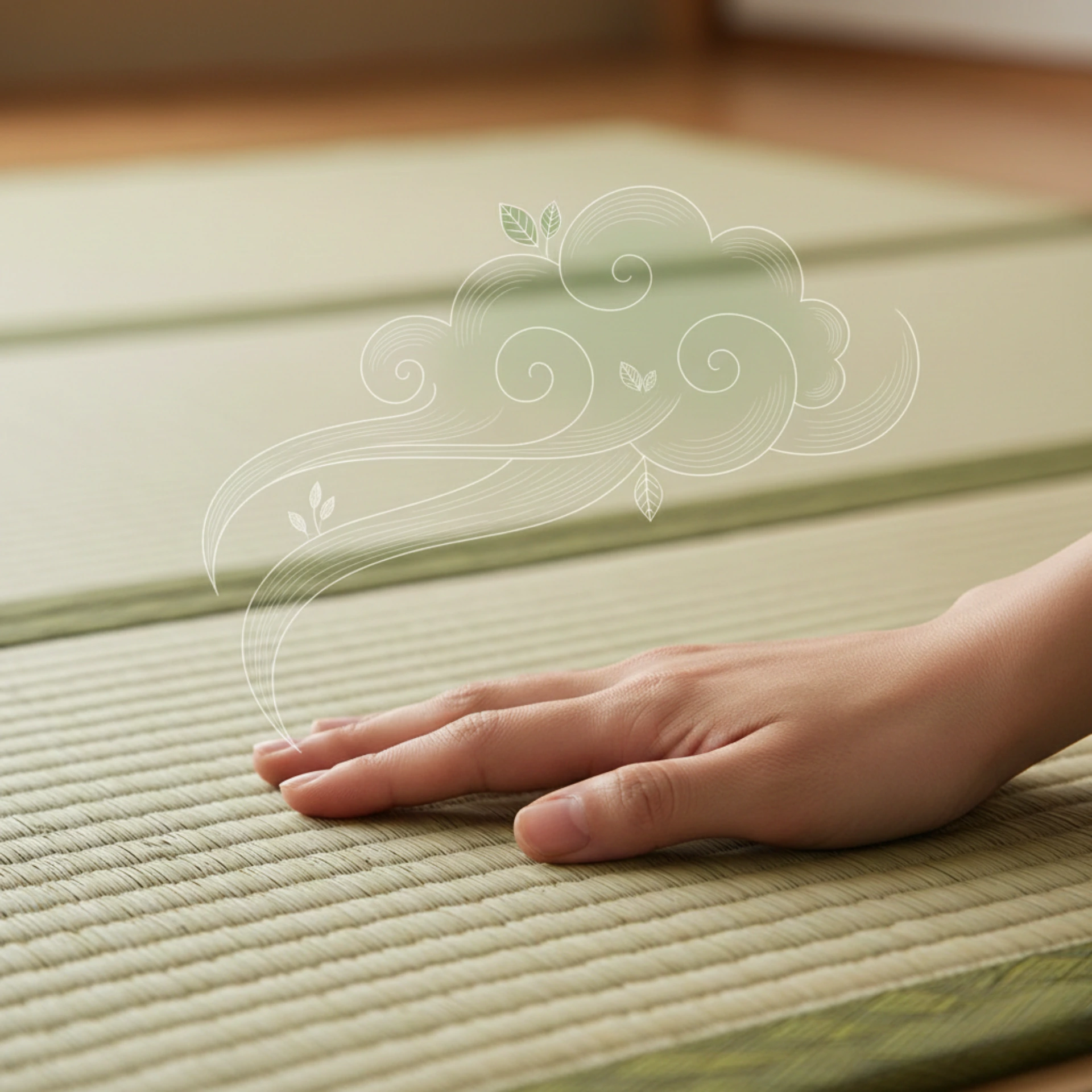 The ventilation of a tatami mat