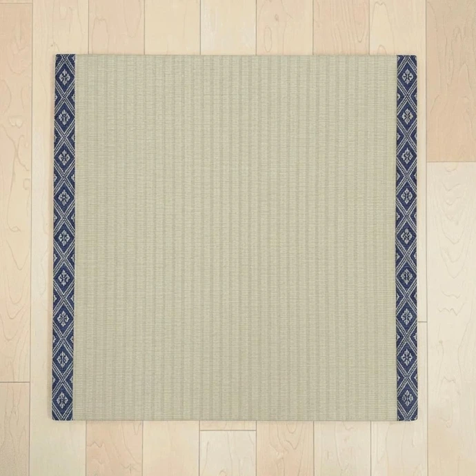 Blue diamond half mat