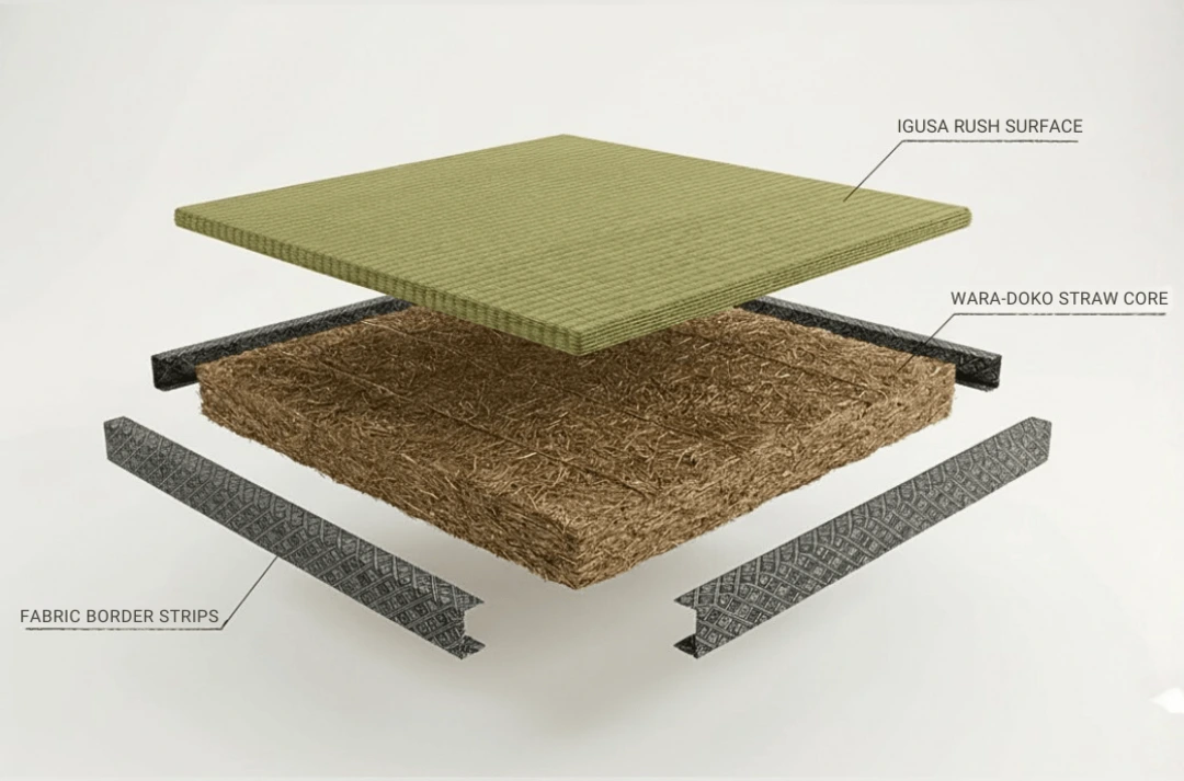 Natural tatami mat formation