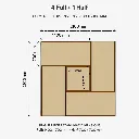 4 Full & 1 Half_Brown_Tatami Formation w Dimensions.webp