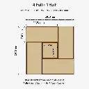 4 Full & 1 Half_Brown_Tatami Formation w Dimensions.webp