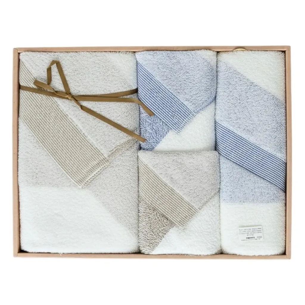 [ACC-TOWEL-NA-1630] Senshu Towel 4-Piece Gift Set (J-1630)