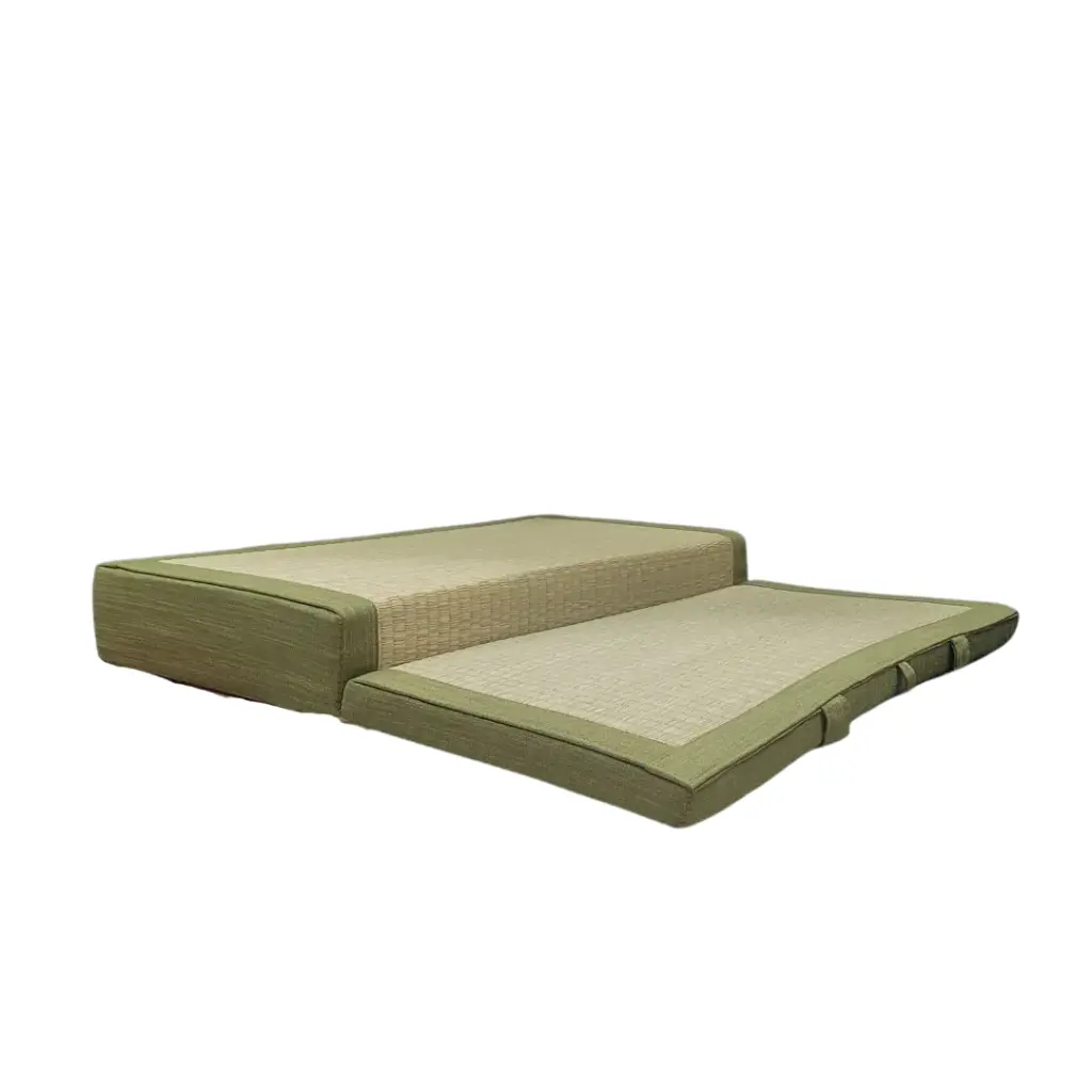 [WE-CUS-MDT-2FMCS-F105-STD] Meditation Cushion 2-Fold (Kurumi Brown)