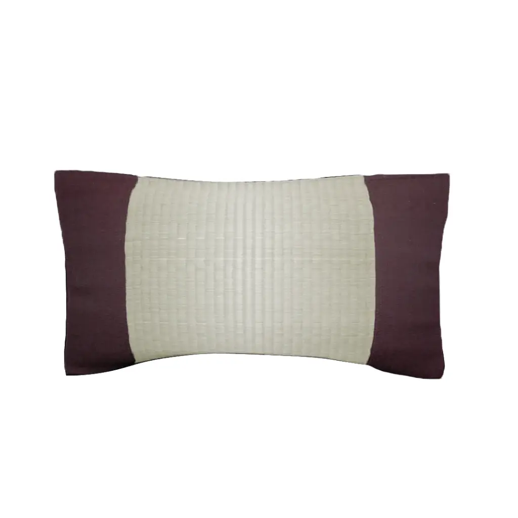 [SL-PIL-FXH-LGMAK-F105-LRG] Tatami Fusion Makura Pillow (Kurumi Brown)