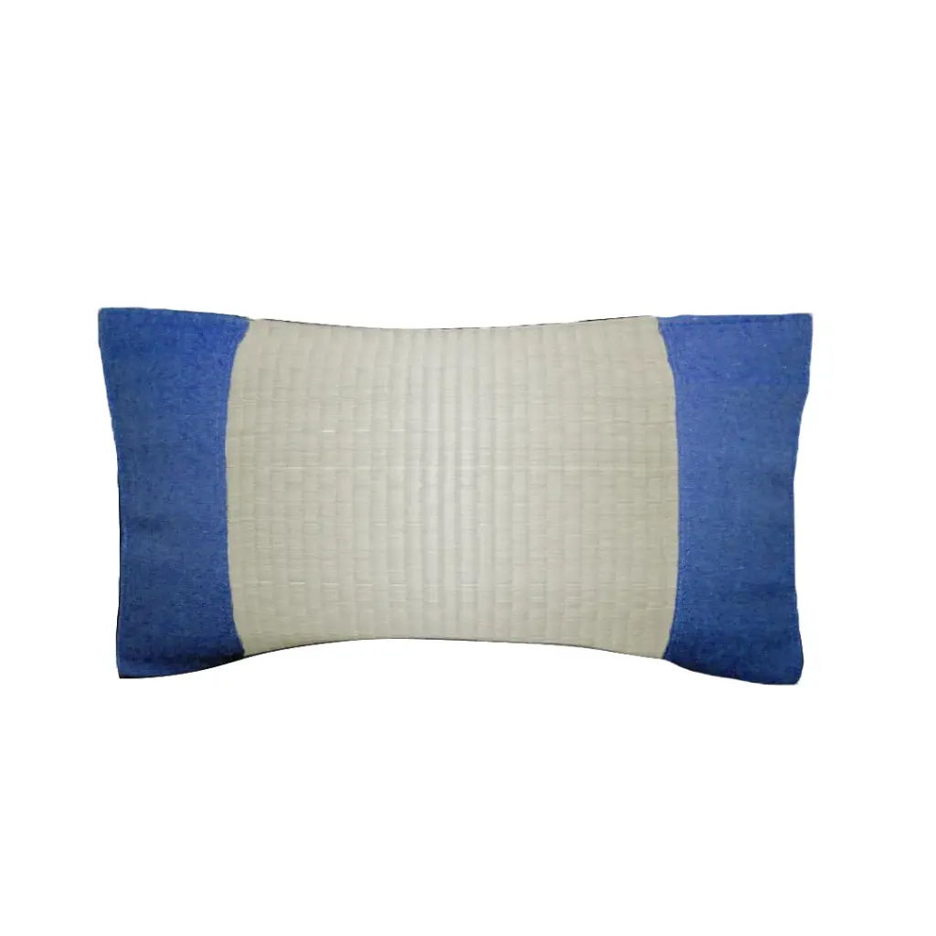 [SL-PIL-FXH-LGMAK-F101-LRG] Tatami Fusion Makura Pillow (Aoi Blue)