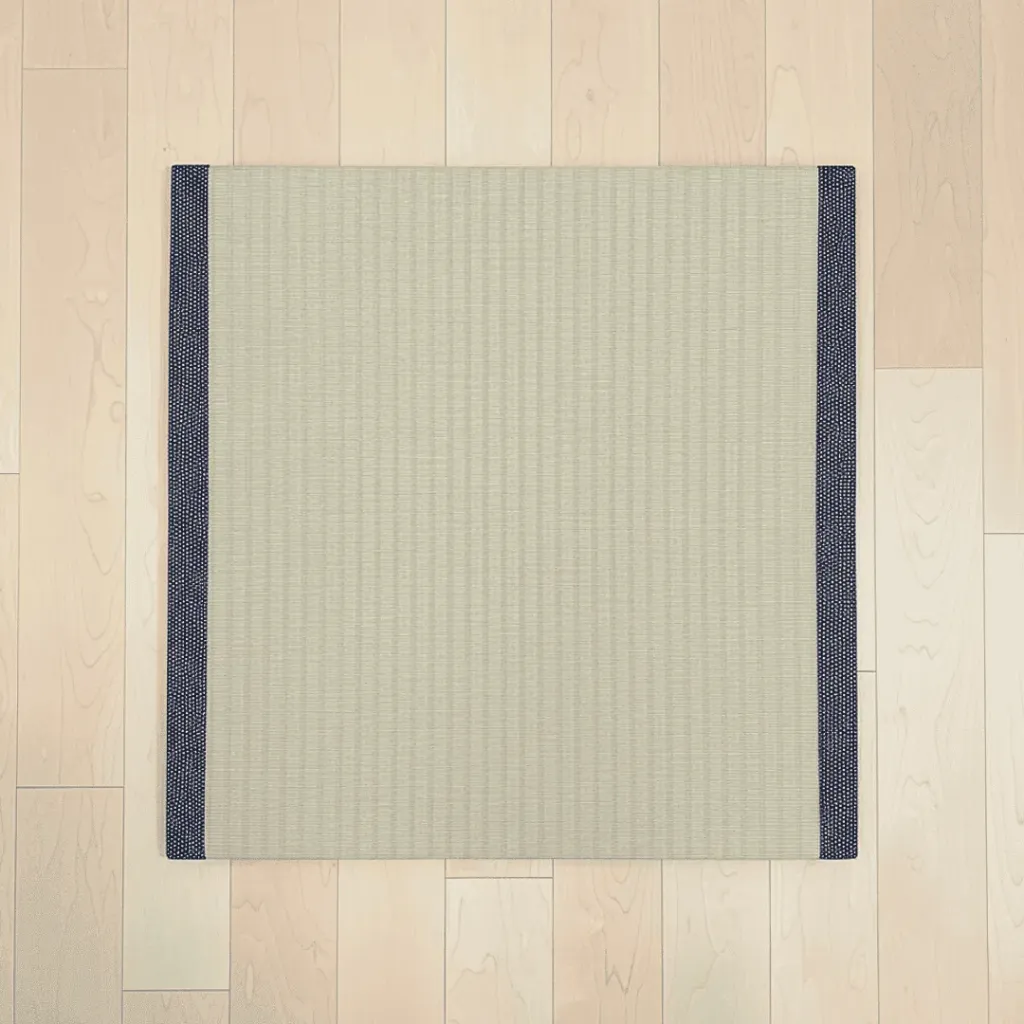 Tatami Mats (Synthetic) - Bluish White Polka Dots - 550x550x15mm